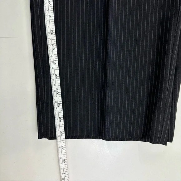 Andrew Fezza Worsted Wool Tonal Charcoal Gray Pinstripe Two-Piece Suit Mens 43S - Picture 15 of 15